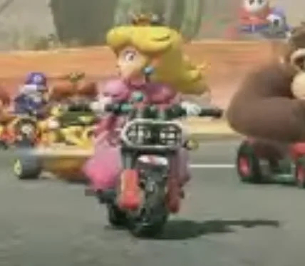 peach without racer suit