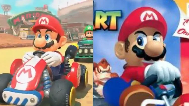 Mario design compared to 90's