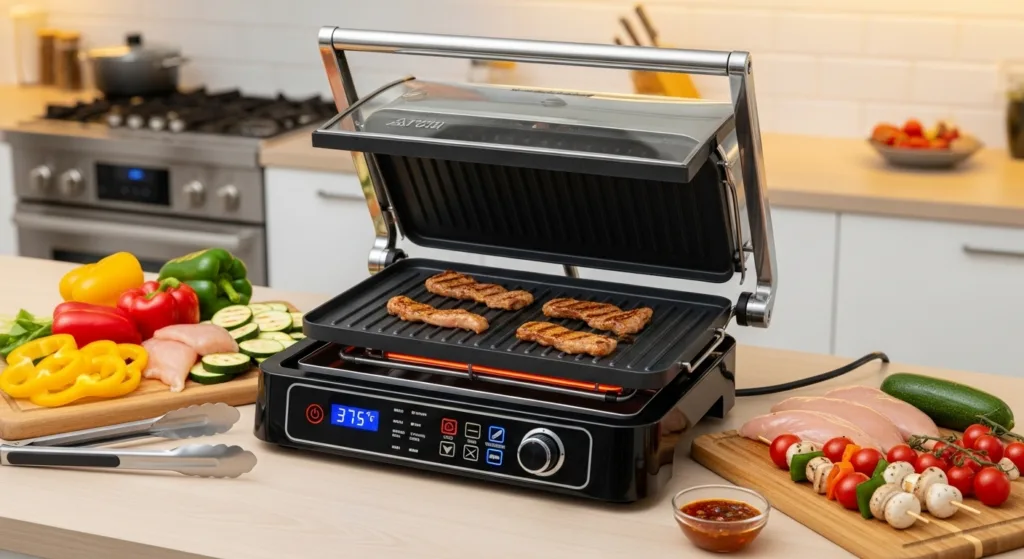 Electric indoor grills