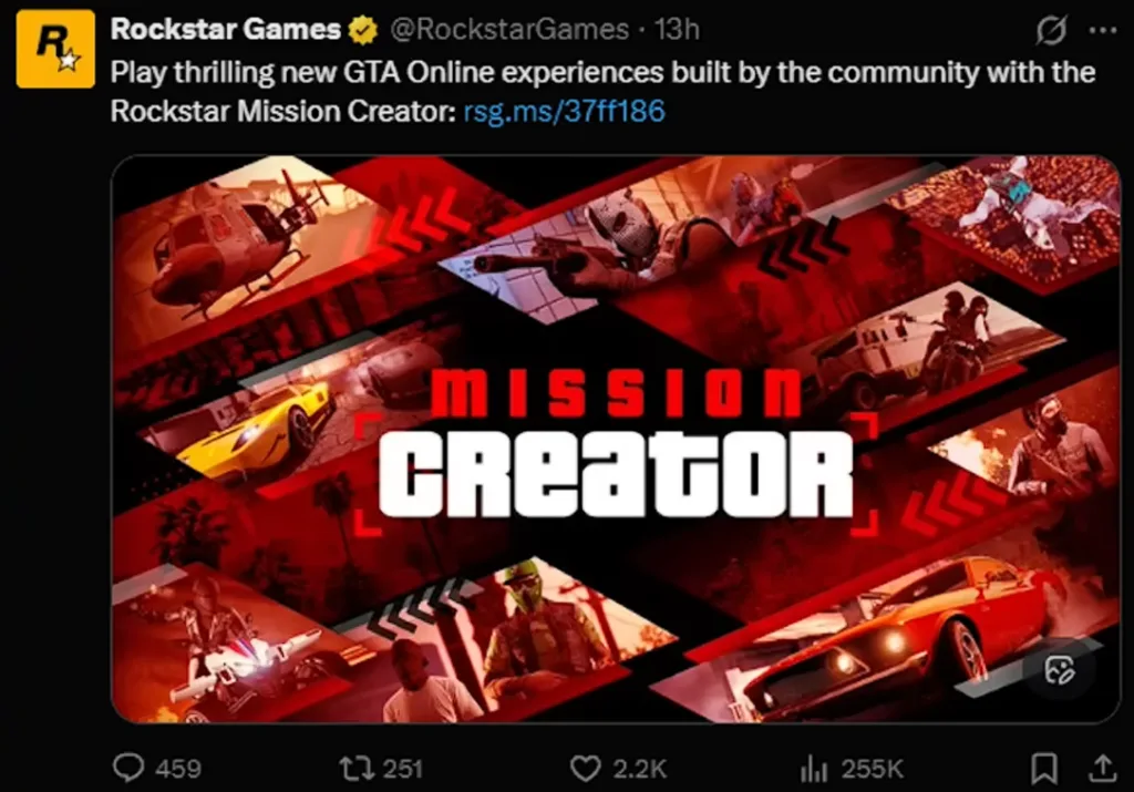 GTA VI Online Mission Creator